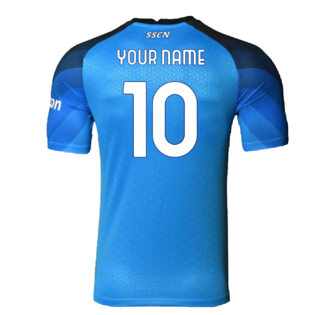 Napoli 2022-23 Player Issue Home Shirt (3XL) (Your Name 10) (Excellent)-Vantage Point Soccer