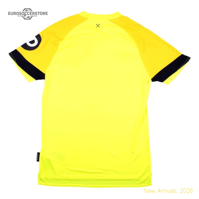 2023-2024 West Ham Change Goalkeeper Shirt (Yellow)-Vantage Point Soccer