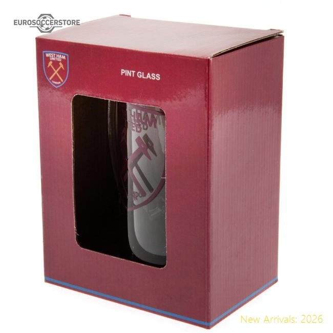 West Ham United FC Stein Glass Tankard-Vantage Point Soccer