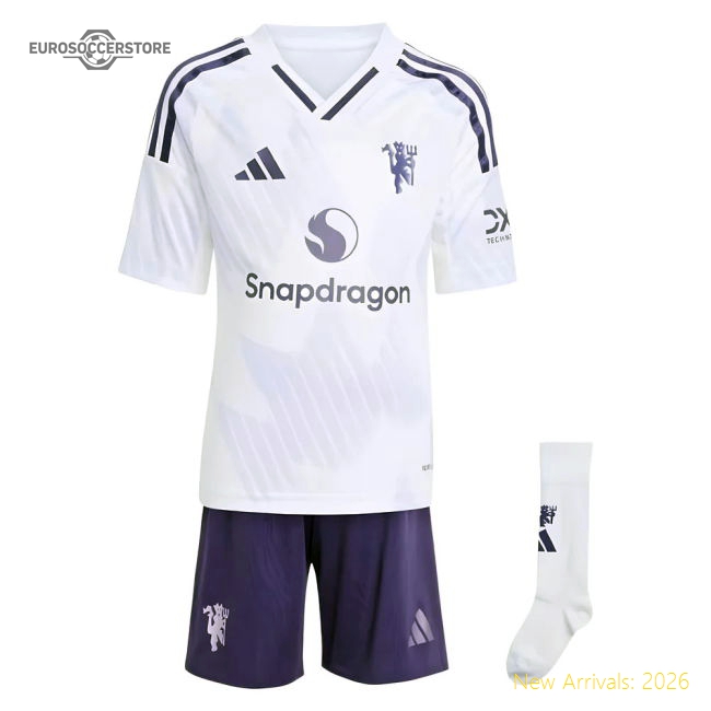 2025-2026 Man Utd Away Mini Kit-Football Jersey Hub