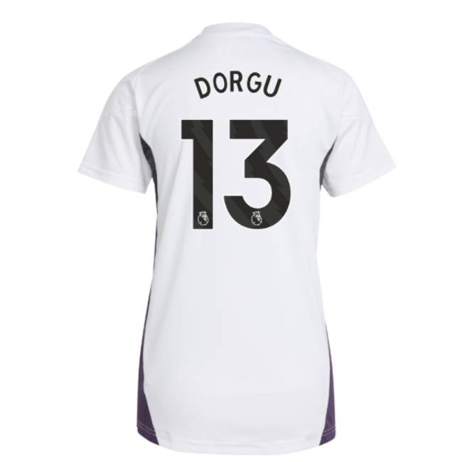 2025-2026 Man Utd Training Jersey (White) - Womens (Dorgu 13)-Football Jersey Hub