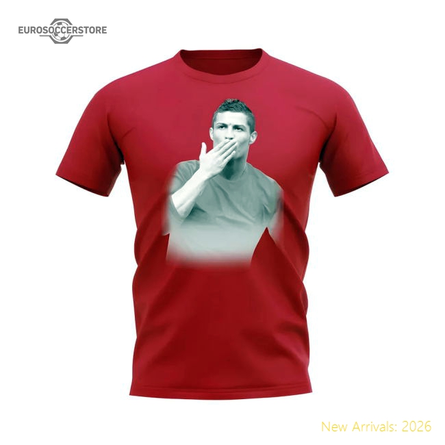 Cristiano Ronaldo Legend T-Shirt (Red)-Football Jersey Hub