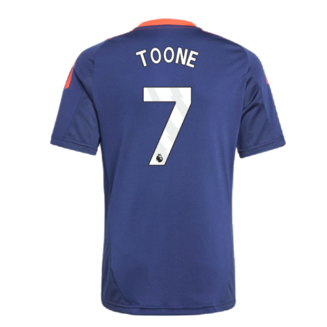 2024-2025 Man Utd Training Jersey (Night Indigo) - Kids (Toone 7)-Football Jersey Hub