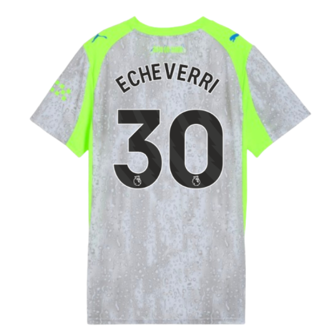 2025-2026 Man City Third Shirt (Womens) (Echeverri 30)-Football Jersey Hub