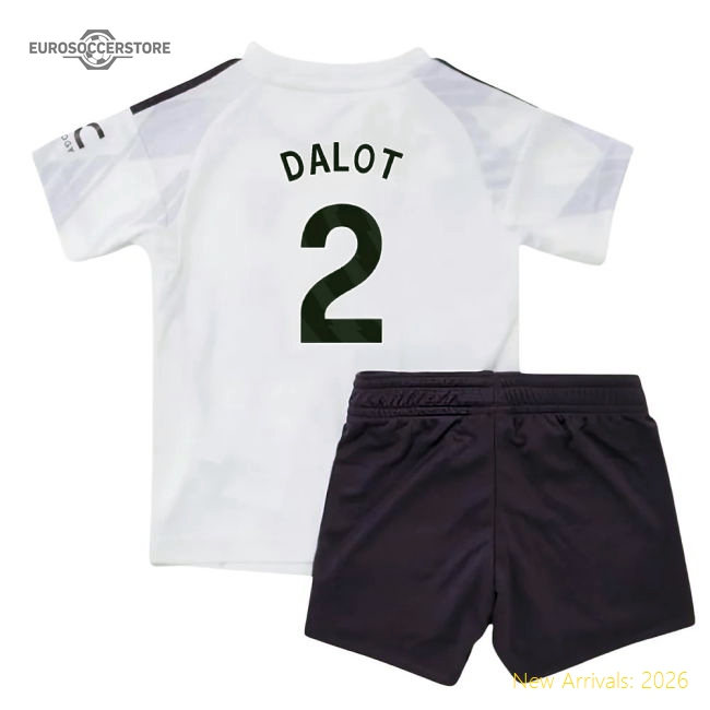 2025-2026 Man Utd Away Baby Kit (Dalot 2)-Football Jersey Hub