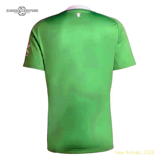 2025-2026 Man Utd Third Goalkeeper Shirt (Green)-Football Jersey Hub