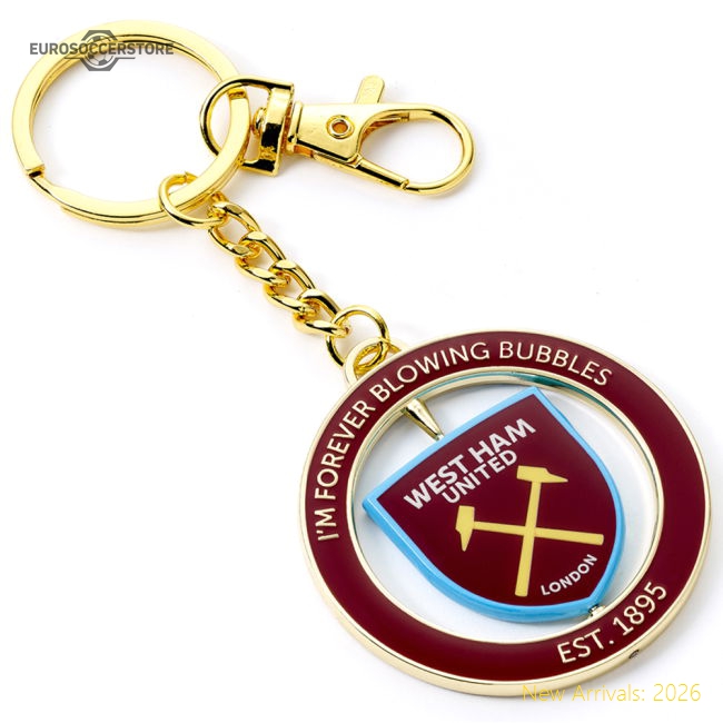 West Ham United FC Spinner Keyring-Vantage Point Soccer
