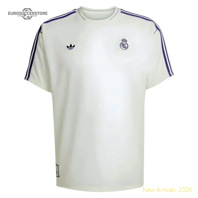 Real Madrid Terrace Icons Shirt (White)-BuySoccerJersey Hub