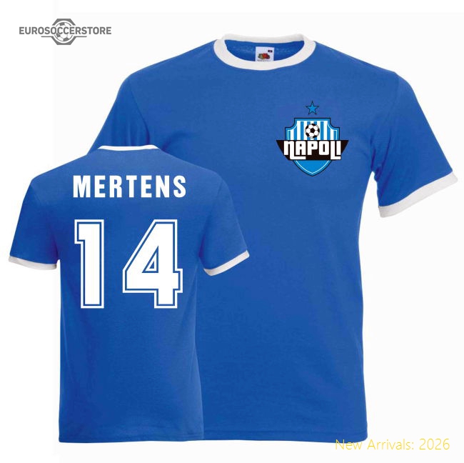Dries Mertens Napoli Ringer Tee (blue)-Vantage Point Soccer
