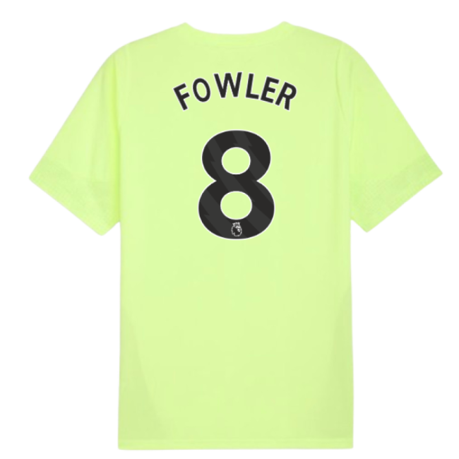 2025-2026 Man City Training Jersey (Fizzy Apple) (Fowler 8)-Football Shirts Shop