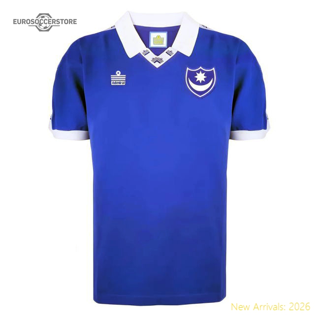 Portsmouth 1978 Admiral Retro Home Jersey For True Football Fans-PitchVibe Kits