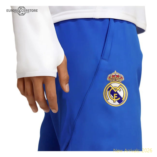 2025-2026 Real Madrid EU Training Pants Blue-BuySoccerJersey Hub