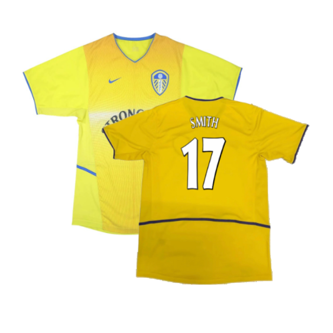 Leeds (Excellent) (Smith 17) 2002-2003 Away Kit Kit Supporter Exclusive-PitchVibe Kits