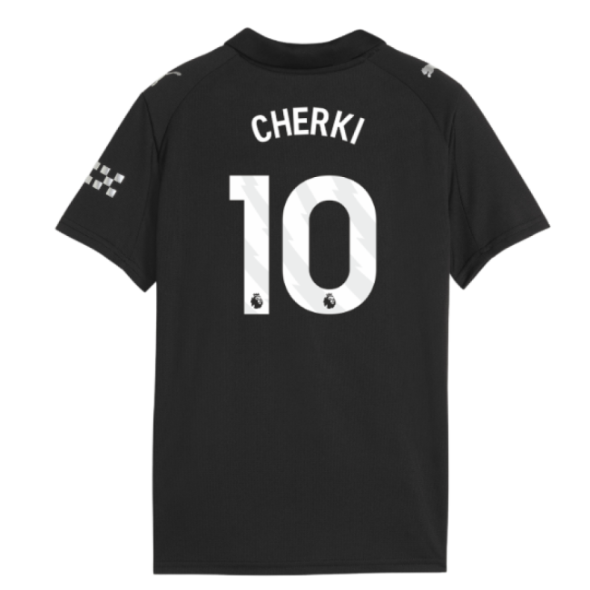 2025-2026 Man City Away Shirt (Kids) (Cherki 10)-Football Jersey Hub