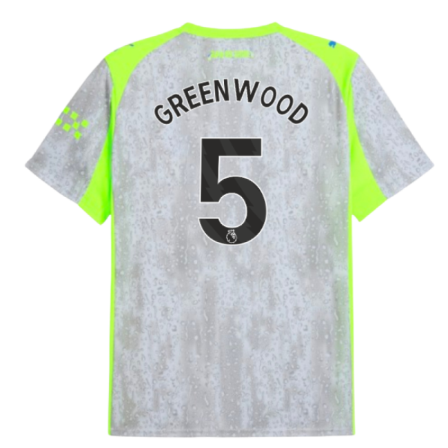 2025-2026 Man City Third Shirt (Greenwood 5)-Football Jersey Hub