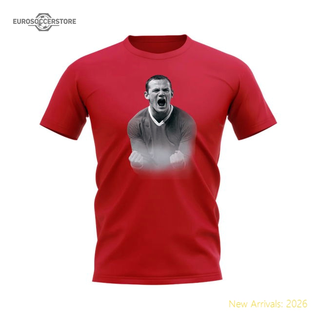Wayne Rooney Manchester United Legend T-Shirt (Red)-Football Jersey Hub