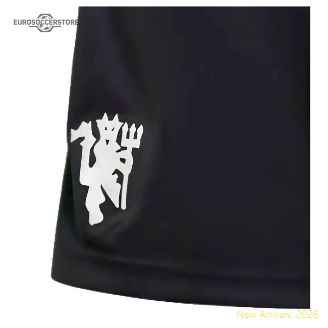 2024-2025 Man Utd Third Shorts (Carbon) - Kids-Football Jersey Hub