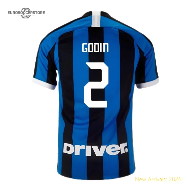 2019-2020 Inter Milan Home Shirt (Godin 2)-Football Shirts Shop