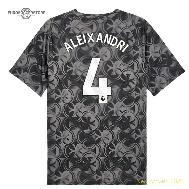2025-2026 Man City Warm Up Jersey (Black) (Aleixandri 4)-Football Shirts Shop