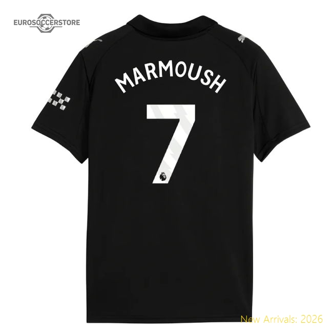 2025-2026 Man City Away Mini Kit (Marmoush 7)-Football Jersey Hub