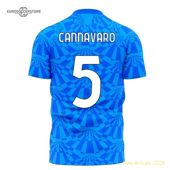 Napoli 1990s Home Concept Football Kit (Libero) (CANNAVARO 5) - Baby-Vantage Point Soccer