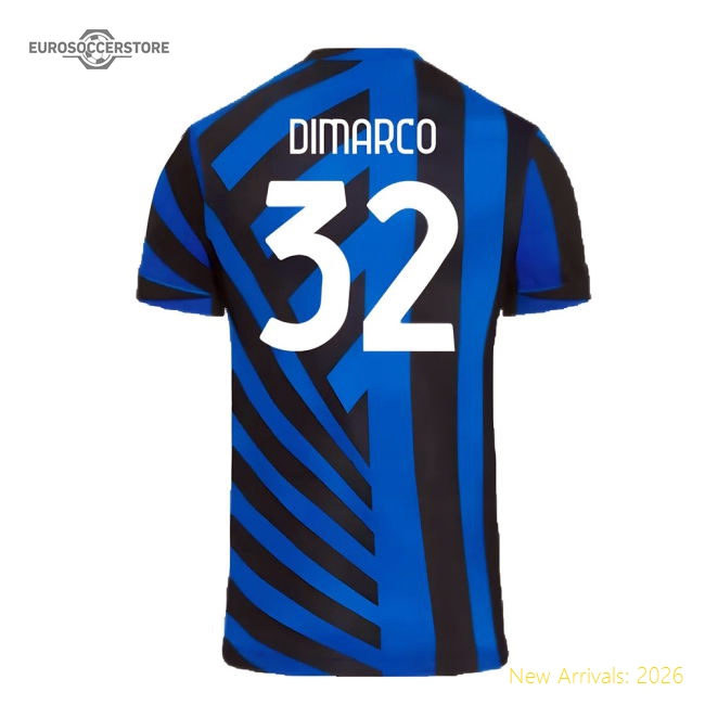 2024-2025 Inter Milan Home Shirt (Dimarco 32)-Football Shirts Shop