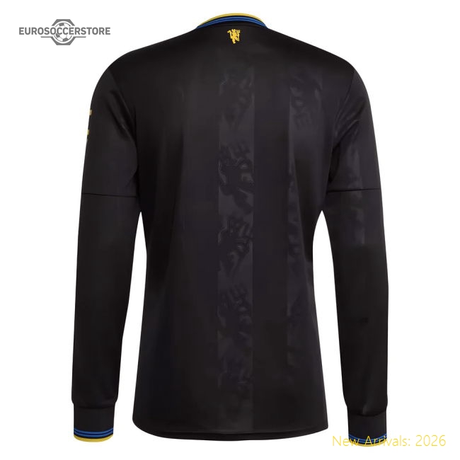 2025-2026 Man Utd Long Sleeve Third Shirt-Football Jersey Hub