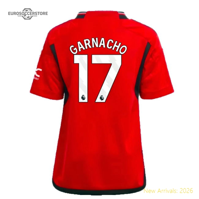 2023-2024 Man Utd Home Mini Kit (Garnacho 17)-Football Jersey Hub