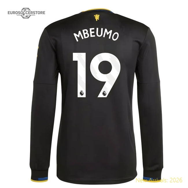 2025-2026 Man Utd Authentic Long Sleeve Third Shirt (Mbeumo 19)-Football Jersey Hub