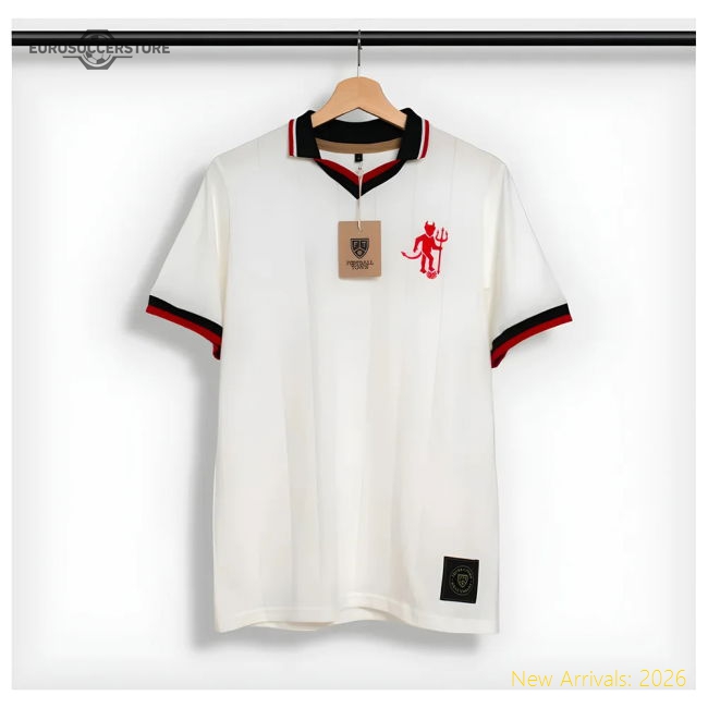 Manchester Devils Classic White Retro Shirt-Football Jersey Hub