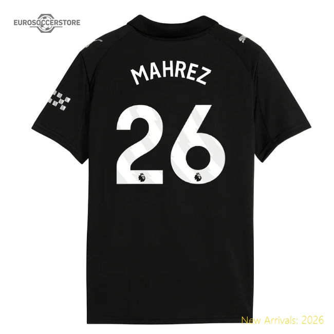 2025-2026 Man City Away Mini Kit (Mahrez 26)-Football Jersey Hub