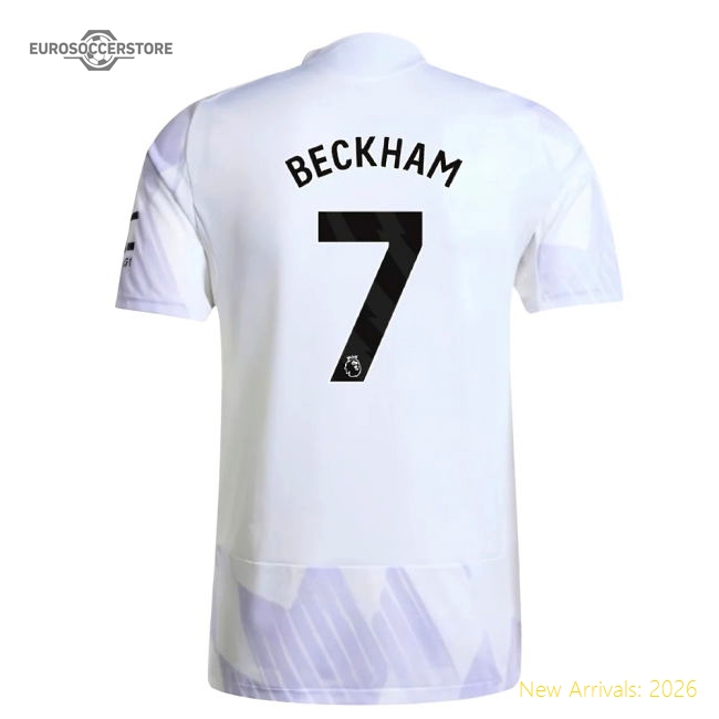 2025-2026 Man Utd Authentic Away Shirt (Beckham 7)-Football Jersey Hub