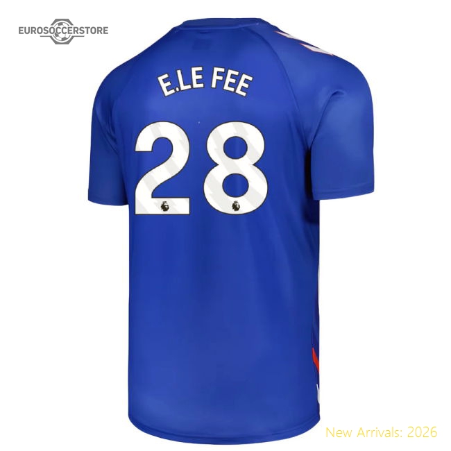 2025-2026 Sunderland Away Pre-Match Jersey (Blue) - Kids (E.Le Fee 28)-Football Shirts Shop
