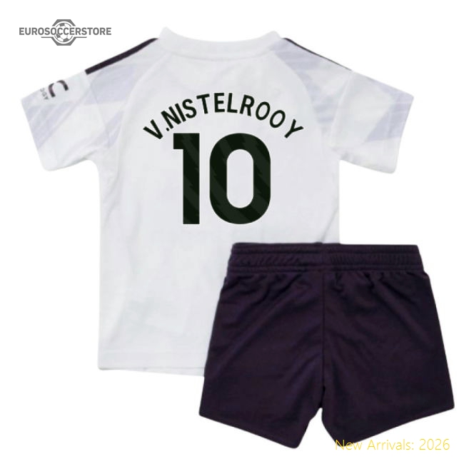 2025-2026 Man Utd Away Baby Kit (V.Nistelrooy 10)-Football Jersey Hub