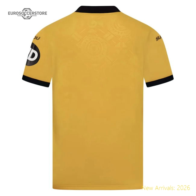 Wolves 2025-2026 Home Kids Jersey Classic Game Day Outfit-PitchVibe Kits