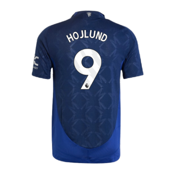 2024-2025 Man Utd Authentic Away Shirt (Hojlund 9)-Football Jersey Hub