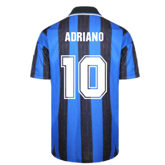 1998 Inter Milan Score Draw Home Shirt (ADRIANO 10)-Football Shirts Shop