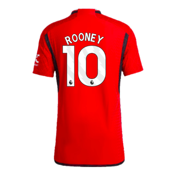2023-2024 Man Utd Authentic Home Shirt (Rooney 10)-Football Jersey Hub