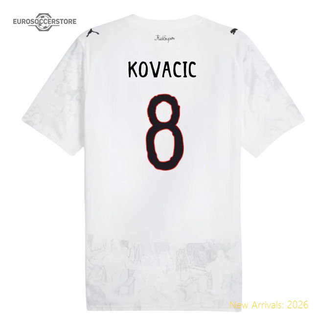 2025-2026 KIDSUPER x Manchester City CWC Shirt (White) (Kovacic 8)-Football Shirts Shop