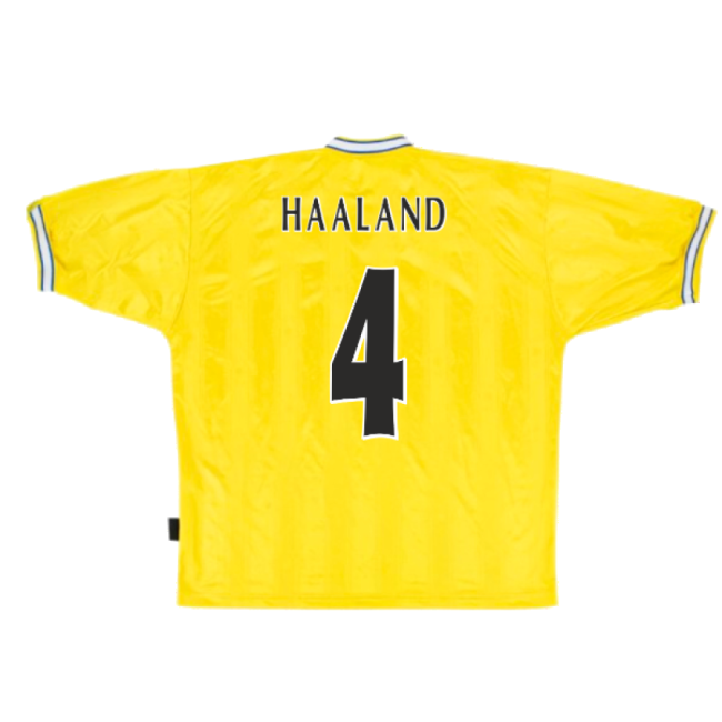 Leeds United 1997-99 (L) (Very Good) (Haaland Away Jersey Classic Game-PitchVibe Kits