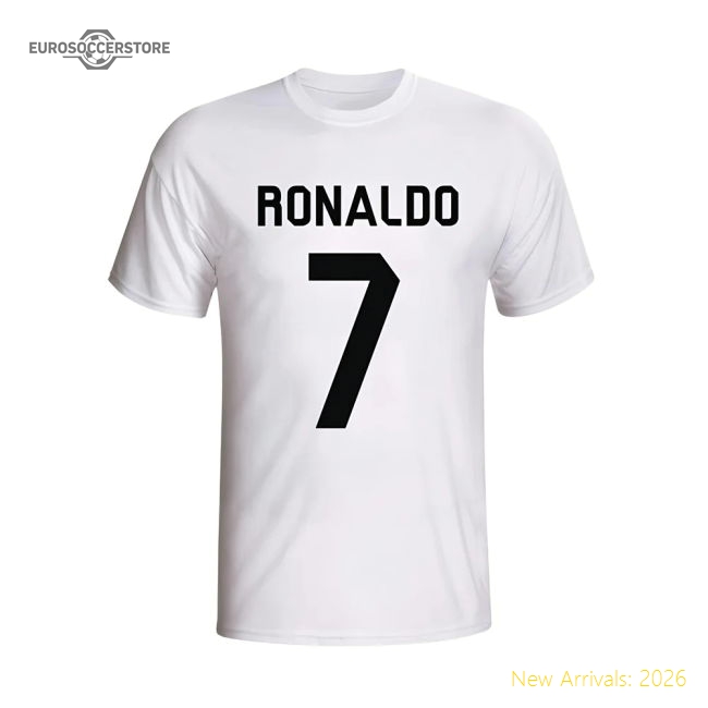 Cristiano Ronaldo Real Madrid Hero T-shirt (white)-BuySoccerJersey Hub