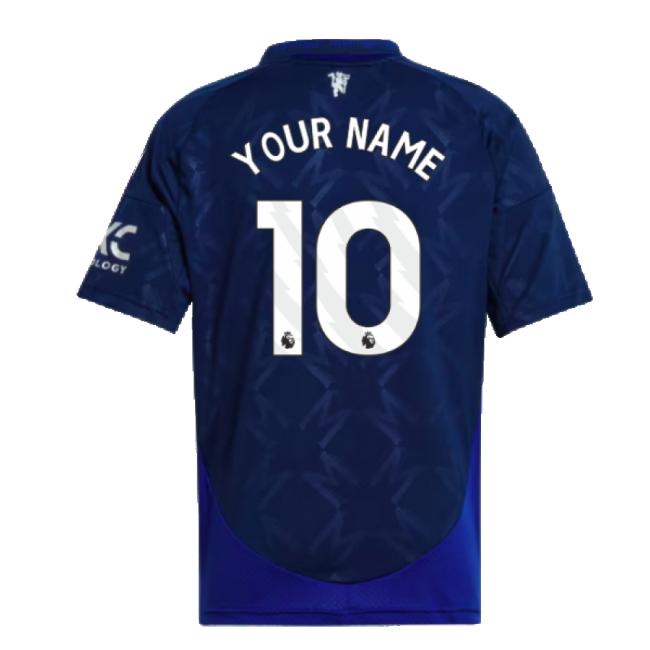 2024-2025 Man Utd Away Shirt (Kids) (Your Name)-Football Jersey Hub