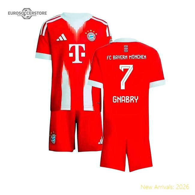 2025-2026 Bayern Munich Home Mini Kit (Gnabry 7)-PitchVibe Kits