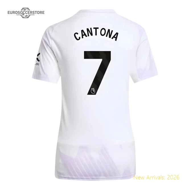 2025-2026 Man Utd Away Shirt (Womens) (Cantona 7)-Football Jersey Hub