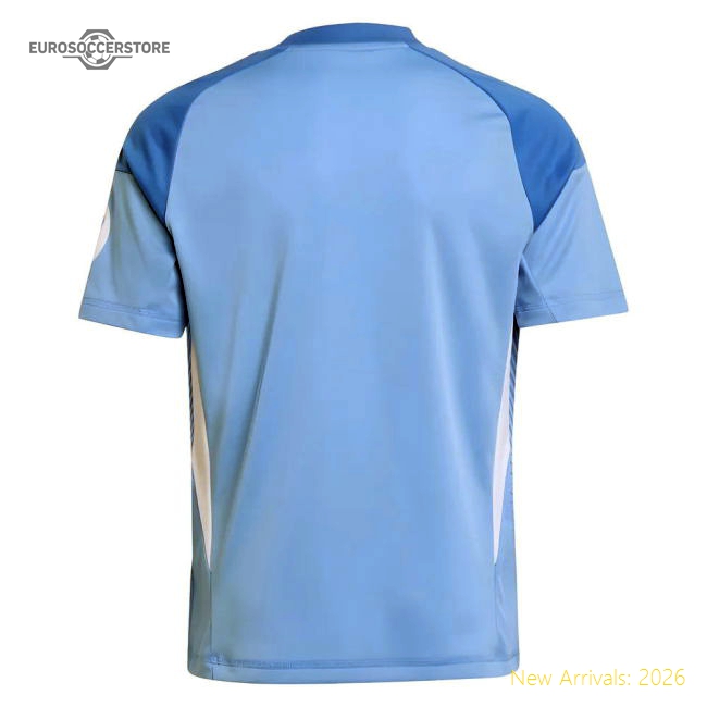 2025-2026 Real Madrid Home Goalkeeper Shirt (Blue) - Kids-BuySoccerJersey Hub