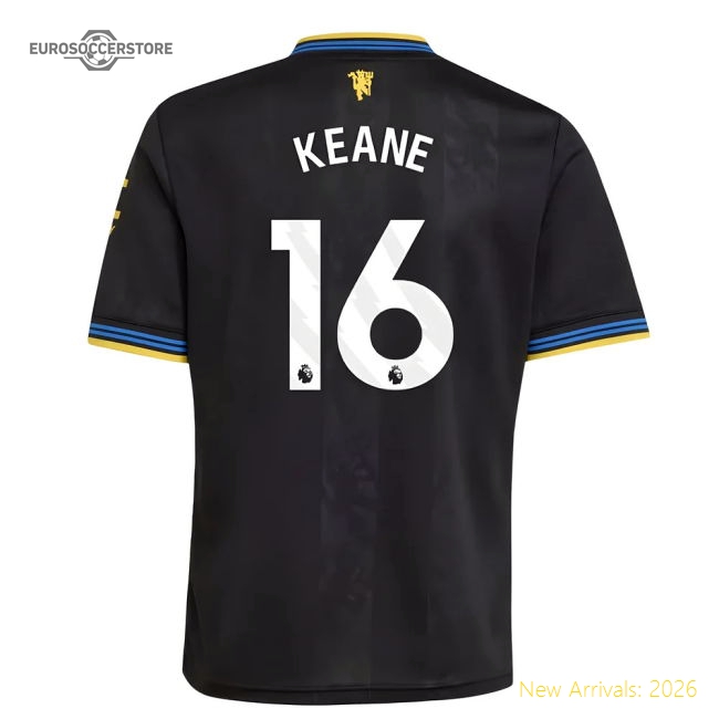 2025-2026 Man Utd Third Shirt (Kids) (Keane 16)-Football Jersey Hub