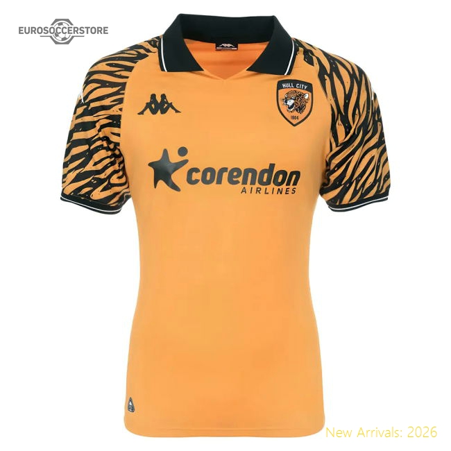 2025-2026 Hull City Home Shirt - Kids-Vantage Point Soccer