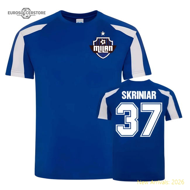 Milan Skriniar Inter Milan Sports Training Jersey (Blue)-Football Shirts Shop