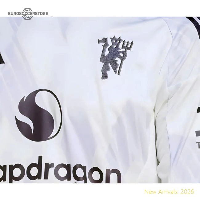 2025-2026 Man Utd Long Sleeve Away Shirt (Dorgu 13)-Football Jersey Hub