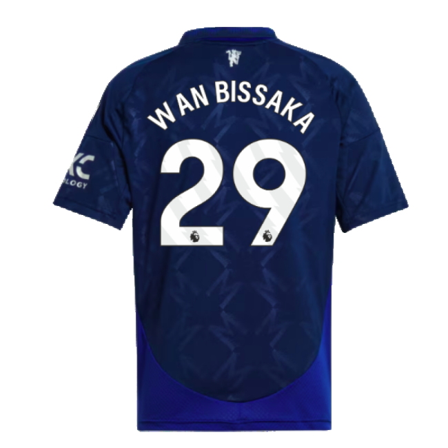 2024-2025 Man Utd Away Shirt (Kids) (Wan Bissaka 29)-Football Jersey Hub
